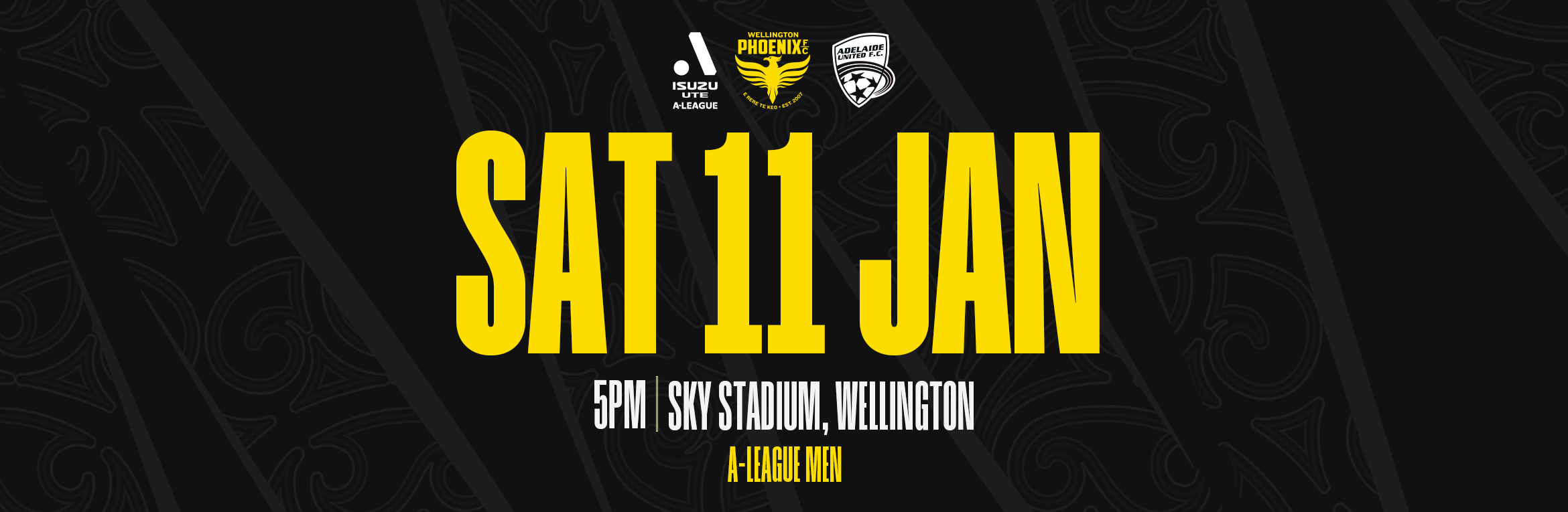 Isuzu UTE A-League - Wellington Phoenix v Adelaide United